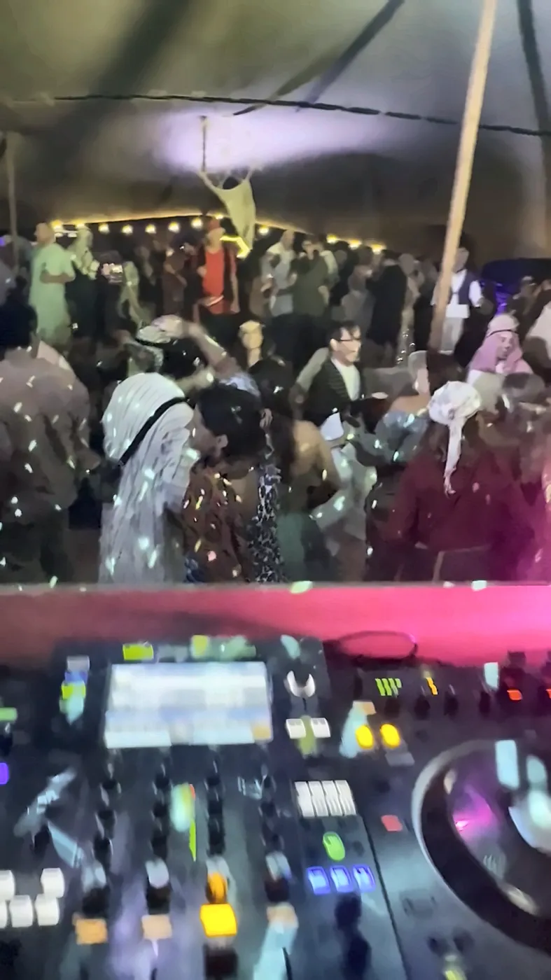 The Migrino dance floor seen from the DJ booth
